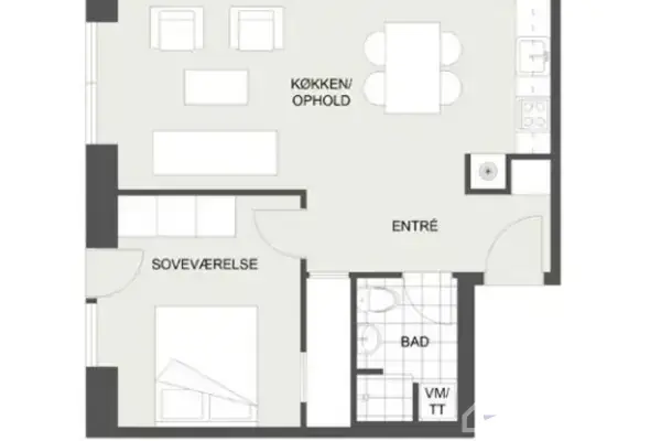 Ejerlejlighed på Kværnloftet 2, 2. 3., 8240 Risskov