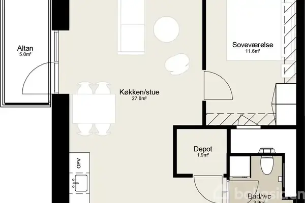 Ejerlejlighed på Blegen 13, 2. 9., 8940 Randers SV