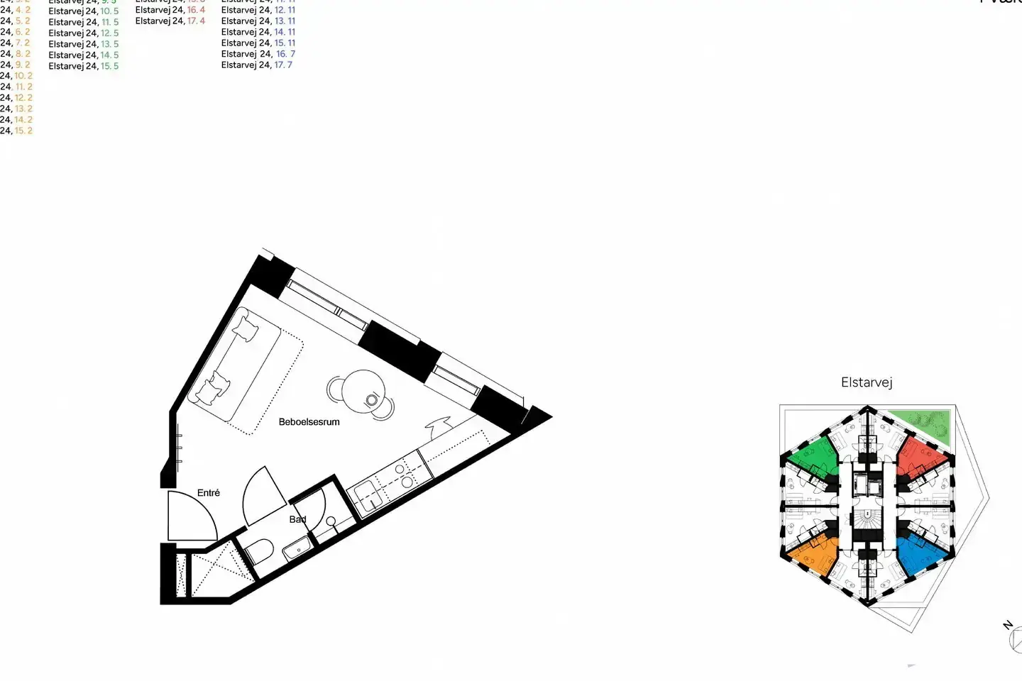 Ejerlejlighed på Elstarvej 24, 12. 11., 2500 Valby