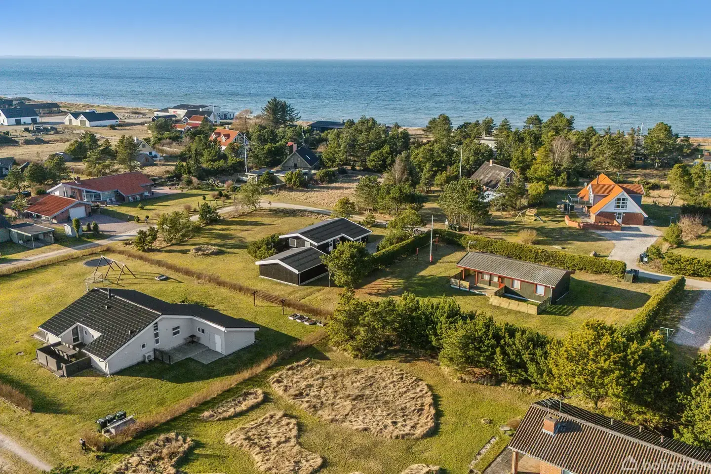 Renoveret hus 200 meter fra stranden