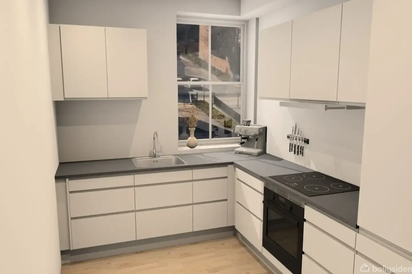 NYT HTH-køkken indsættes i denne charmerende 4-værelses med central beliggenhed ved Axeltorv