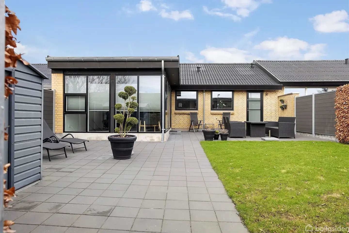 Stilrent rækkehus i et dejligt kvarter i Korup