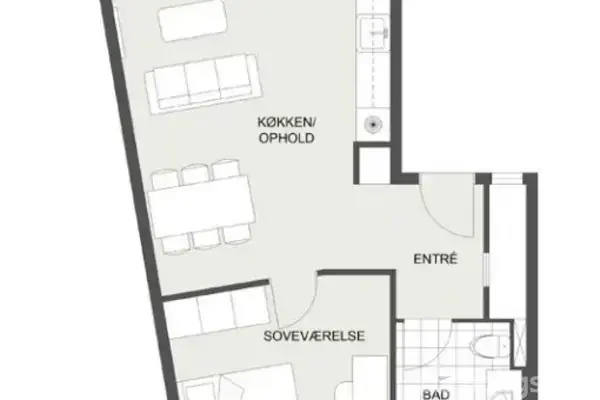 Ejerlejlighed på Kværnloftet 42, 1. th., 8240 Risskov