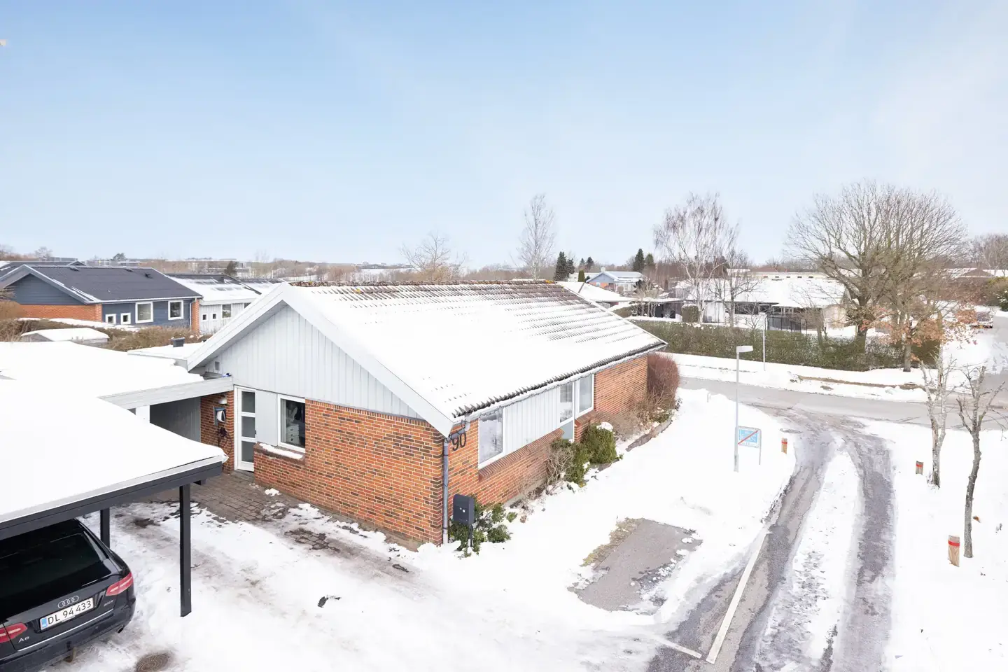 Etplansvilla med fredelig placering tæt på natur