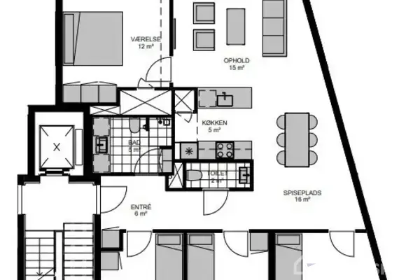 Ejerlejlighed på Broloftet 12, 3. th., 8240 Risskov