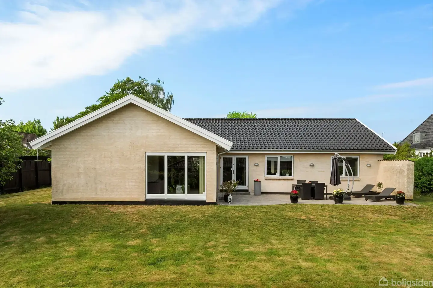 1-plans villa på 200 m2 med naturen lige for døren
