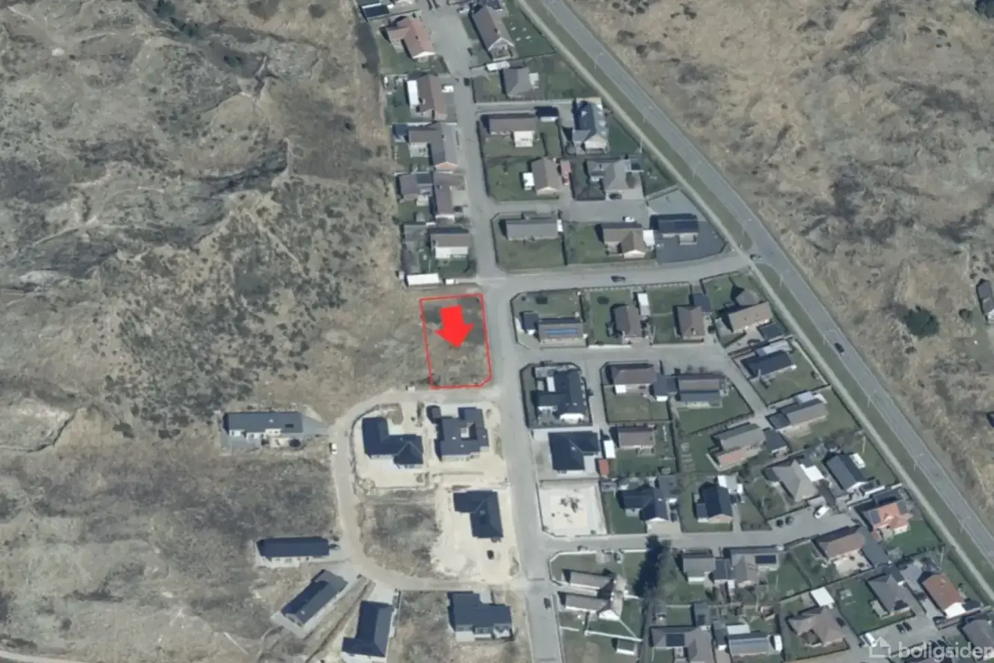 Velbeliggende byggegrund i roligt og naturskønt nybyggerkvarter i Hvide Sande