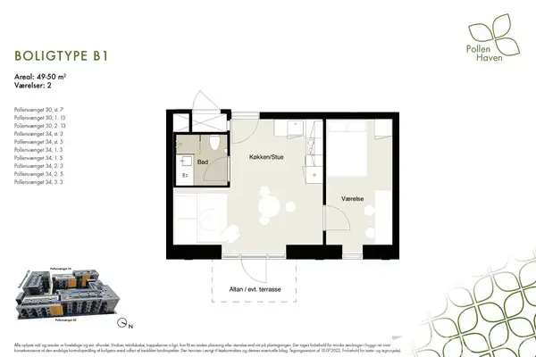 Ejerlejlighed på Pollenvænget 30, 2. 13., 8381 Tilst