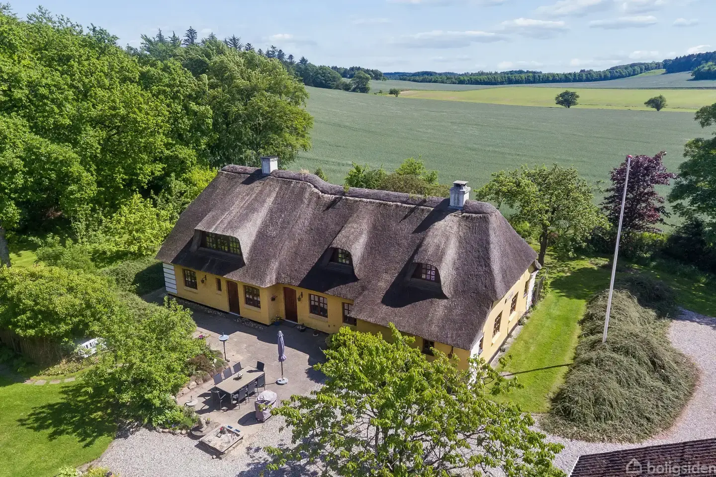 Landlig idyl, åbne vidder og det mest charmerende hus