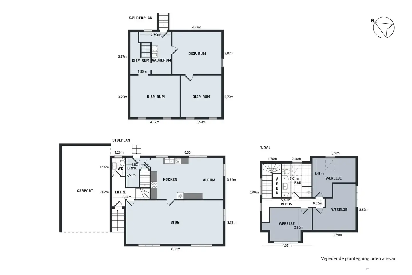 Veldisponeret familievilla på central adresse - Visning 4