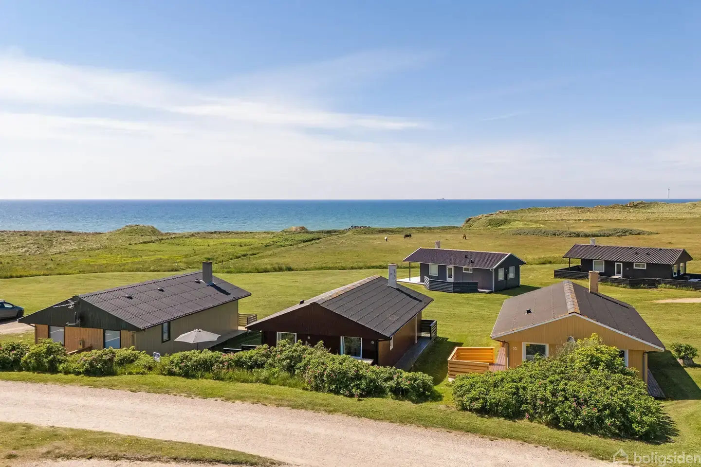 Panoramaudsigt over Vesterhavet - skøn fritidsbolig i Trans