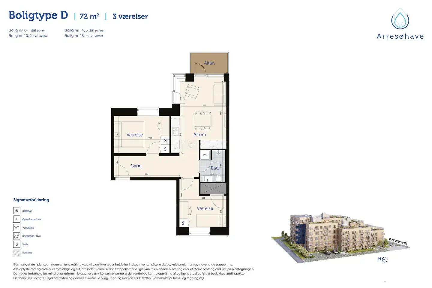 Ejerlejlighed på Arresøvej 10D, 1. 4., 8240 Risskov