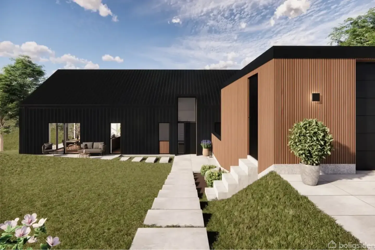 Drømmer du om at bygge dit drømmehjem i Frejlev? - projektskitse til byggeansøgning forligger - View 4