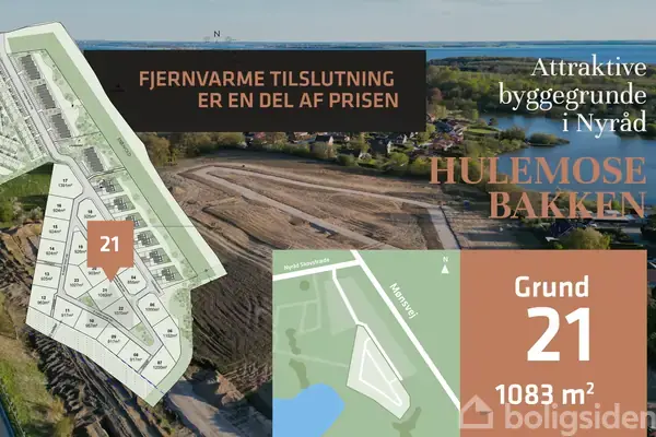 Helårsgrund på Hulemosebakken, Grund 21, 4760 Vordingborg