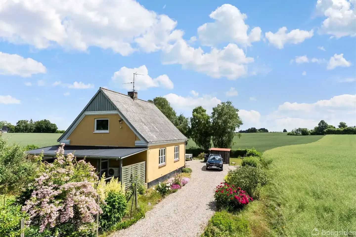 Charmerende villa med udsigt til åbne marker
