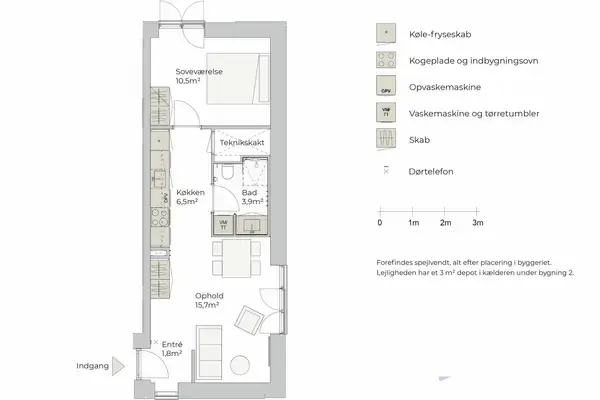 Ejerlejlighed på Tretommervej 1C, 1. 2., 8240 Risskov