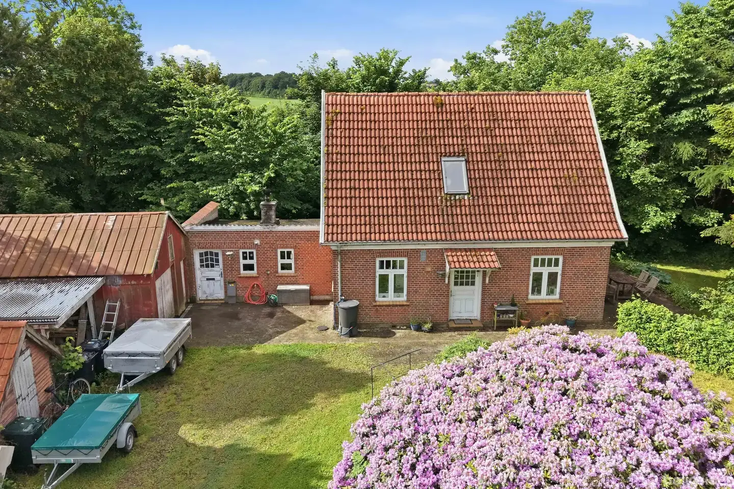 Charmerende hus med naturen tæt på i Aller