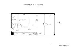 Ejerlejlighed på Vejlebrovej 44, 3. mf., 2635 Ishøj