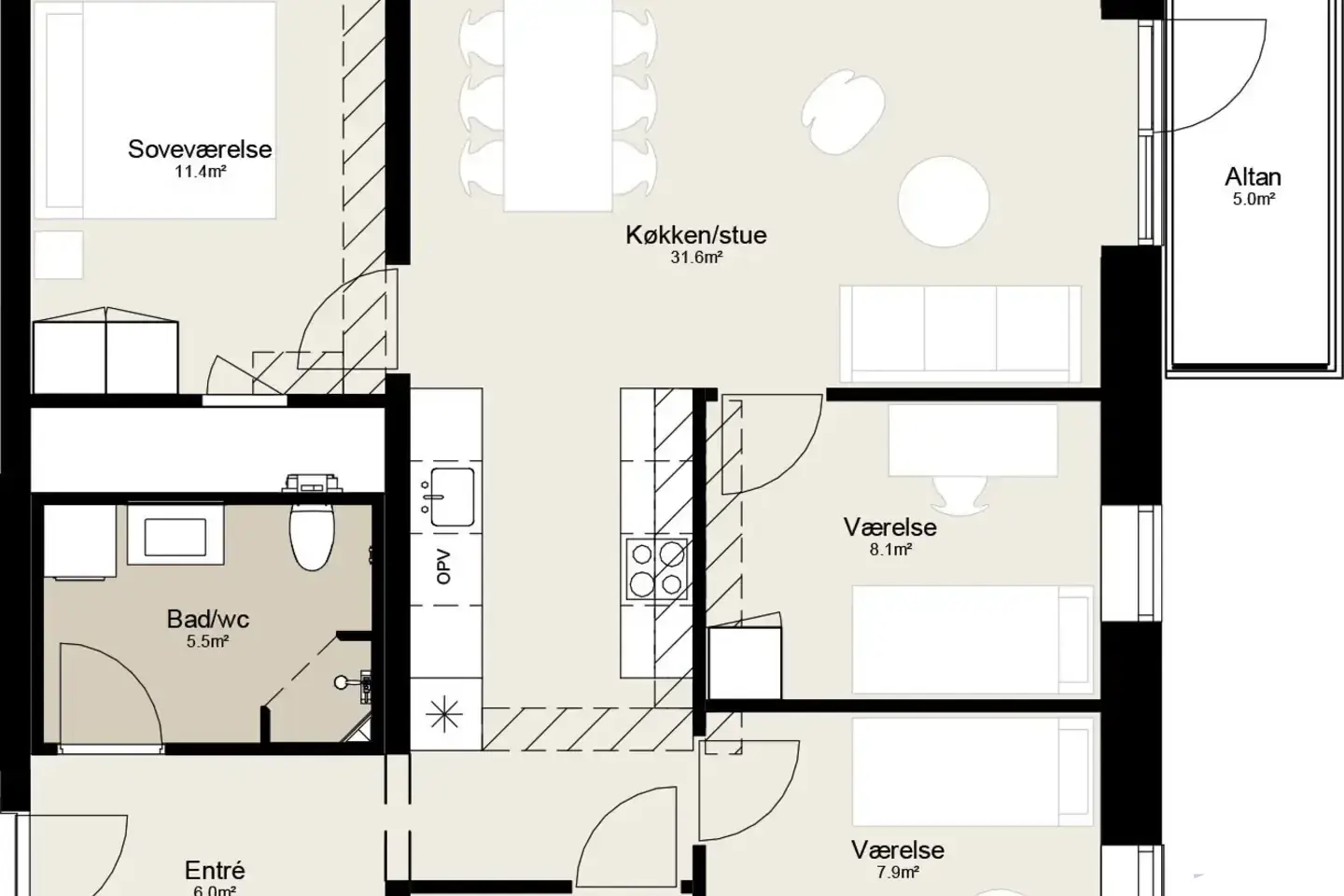 Ejerlejlighed på Hviidsvej 44, 2. 9., 8940 Randers SV