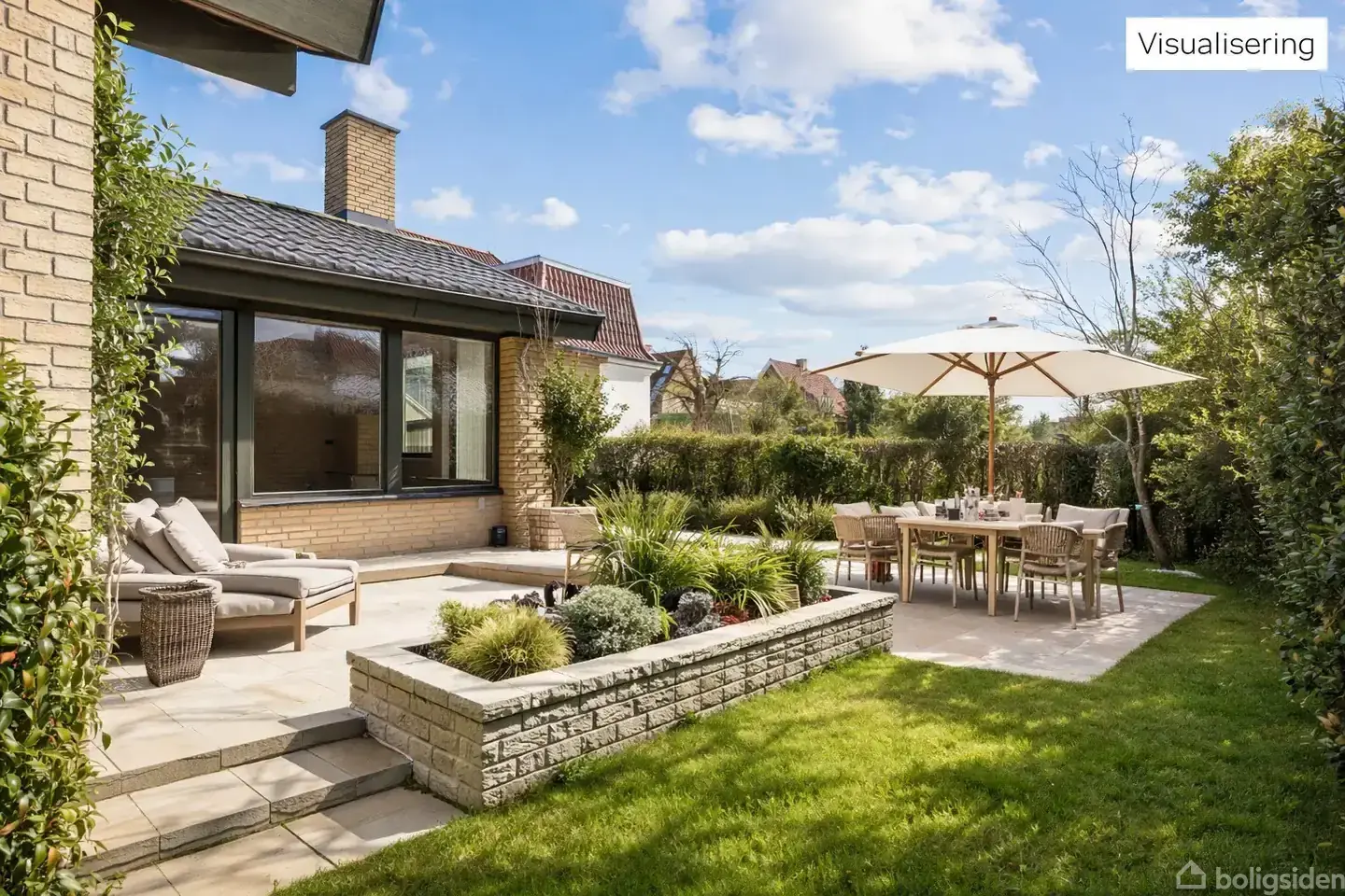 Klassisk 70’er-villa i er trygt kvarter nær Valby C