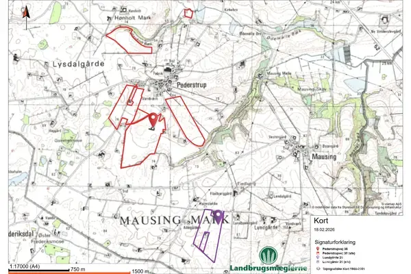 Planteavlsgård/-jord på Pederstrupvej 38, 8620 Kjellerup