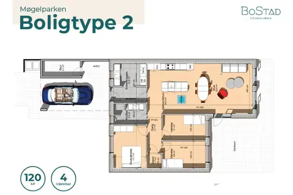Rækkehus på Møgelparken 85, 8800 Viborg