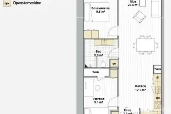Ejerlejlighed på Spiesgade 82, 1. 3., 9400 Nørresundby