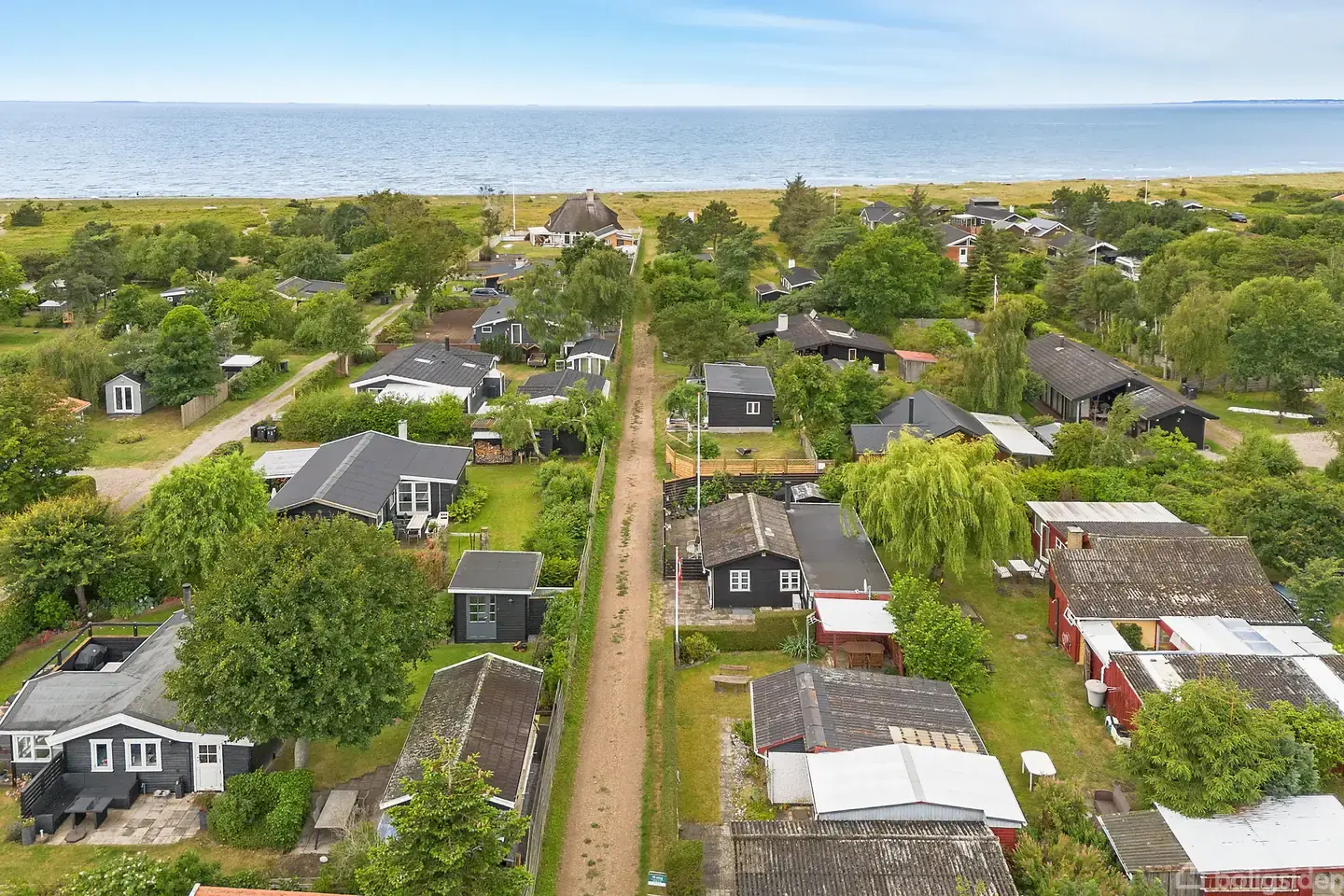 Fristed tæt på stranden