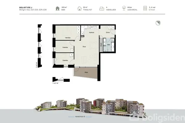 Ejerlejlighed på Søtorvet 4, 3. 4., 8600 Silkeborg