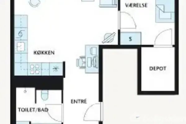 Ejerlejlighed på Artillerivej 104, 5. tv., 2300 København S