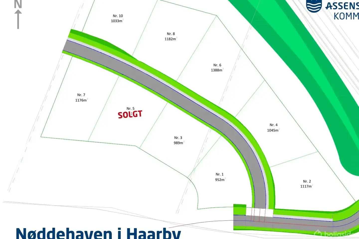 Helårsgrund på Nøddehaven 1, 5683 Haarby
