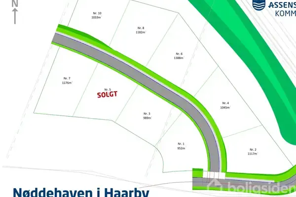 Helårsgrund på Nøddehaven 1, 5683 Haarby