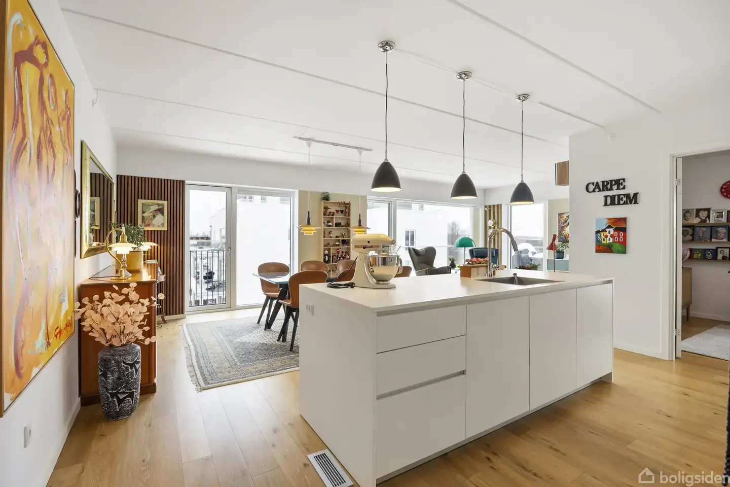 Indflytningsklar 4 værelses lejlighed med altan på Troldmands Allé i Karlstrup