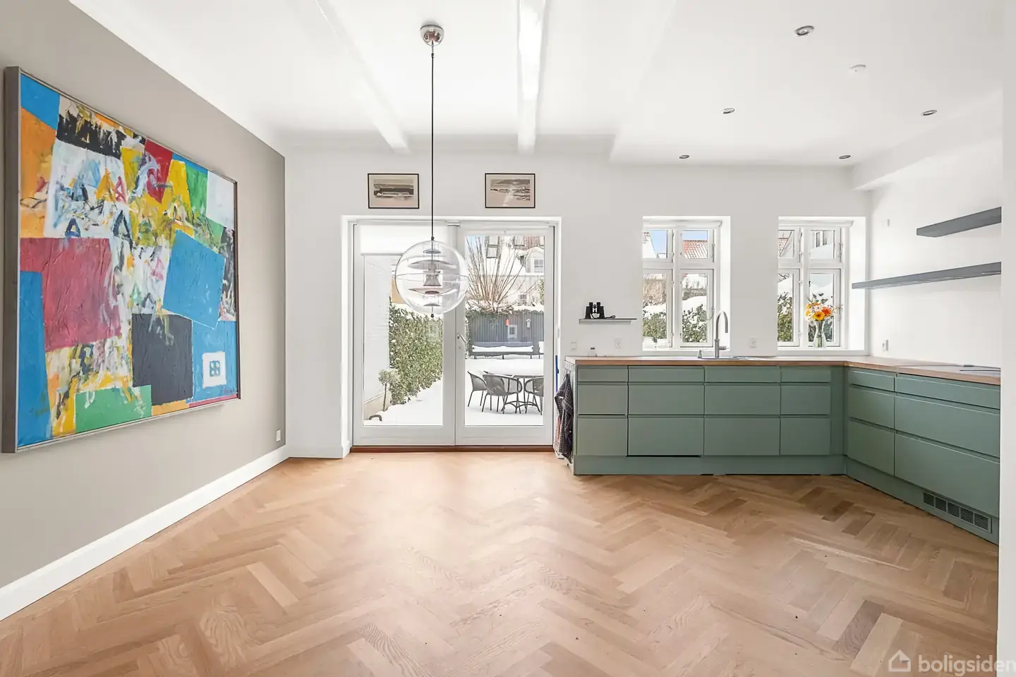 Sjældent udbudt byhus i Frederiksbjergs smørhul