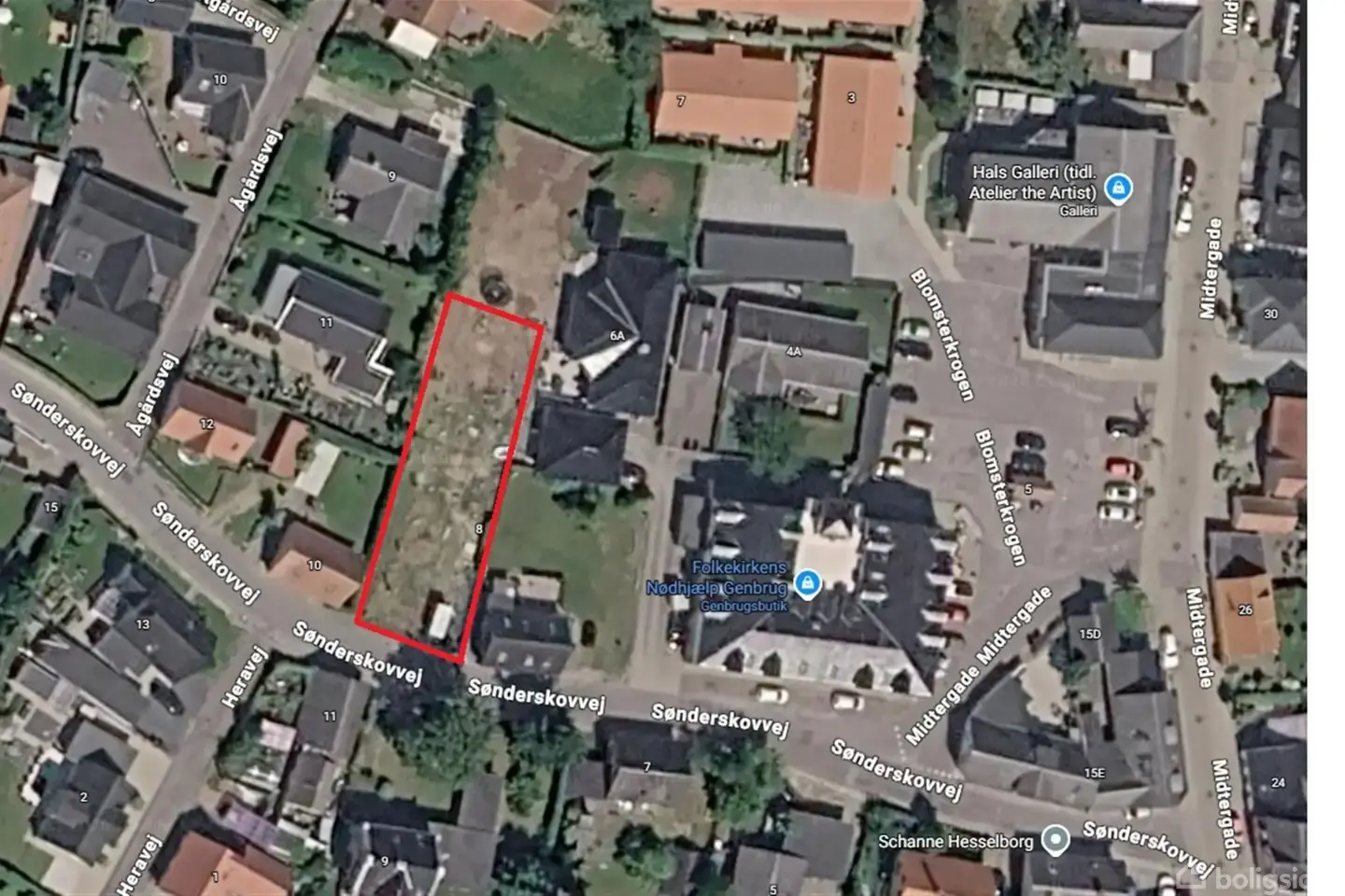 Helårsgrund på Sønderskovvej 8, 9370 Hals
