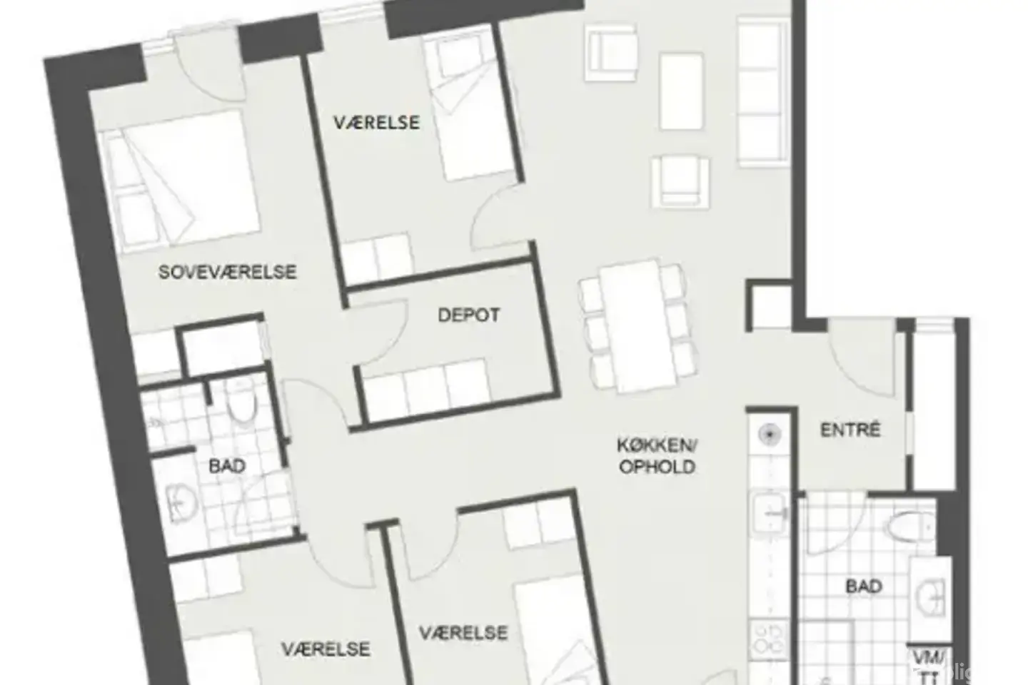 Ejerlejlighed på Kværnloftet 36, 3. th., 8240 Risskov