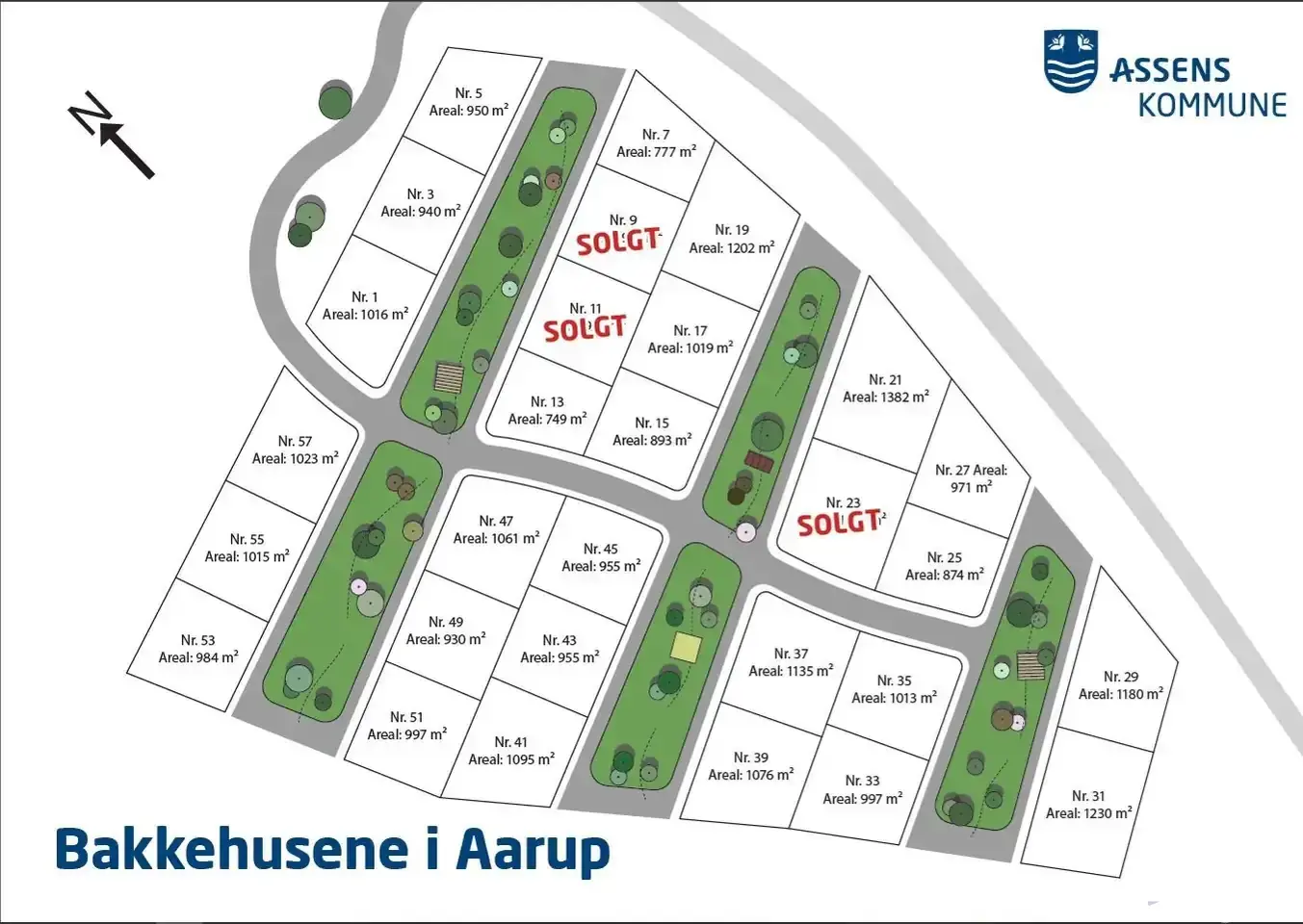Helårsgrund på Bakkehusene 1, 5560 Aarup