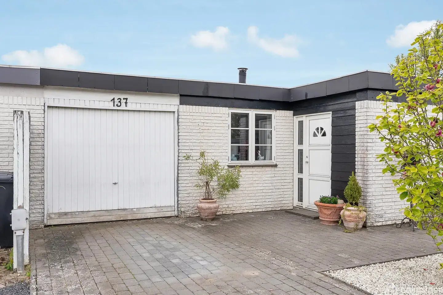Rækkehus med hyggeligt gårdhavemiljø