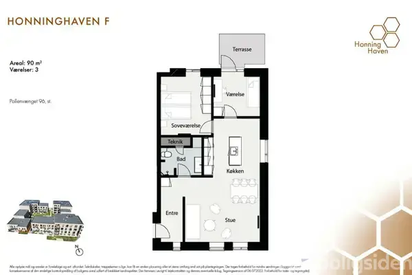 Ejerlejlighed på Pollenvænget 96, st., 8381 Tilst