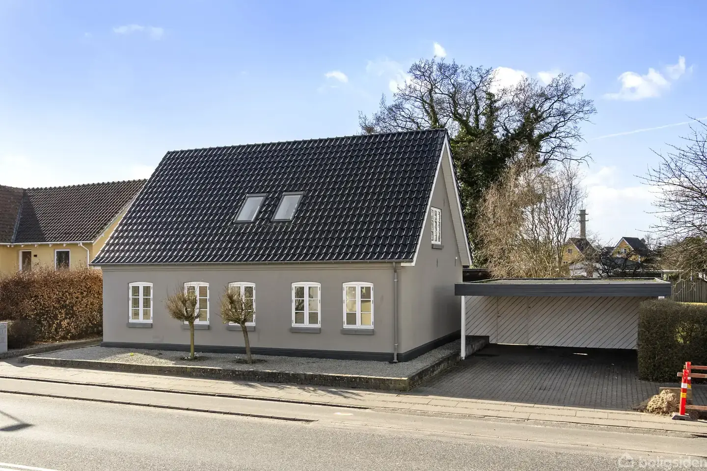 Villa på 136 m² med sydvendt hyggelig gårdhavemiljø