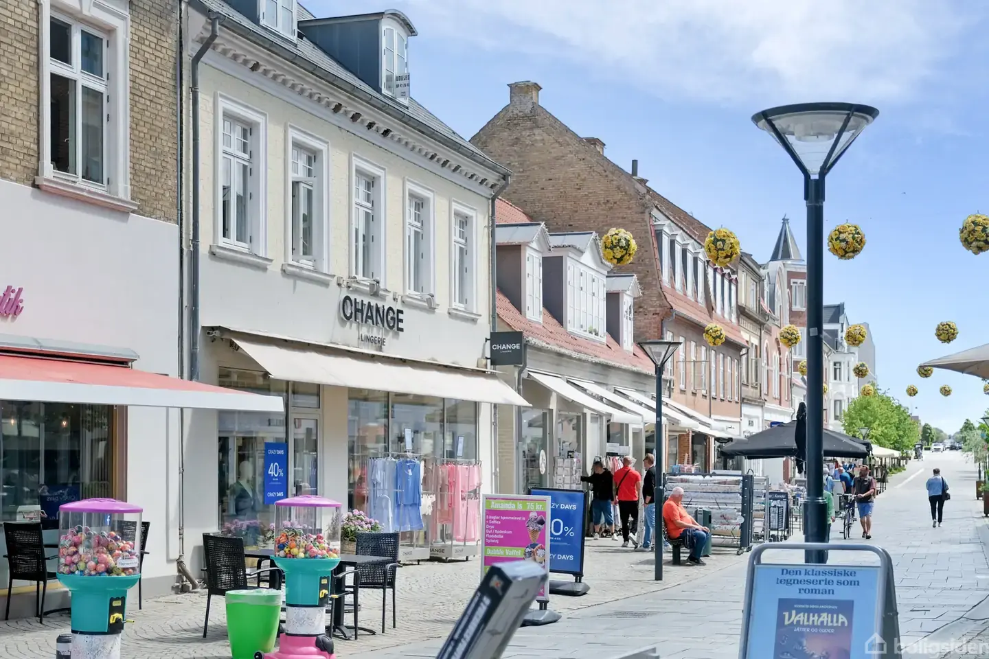 Lejlighed med stor tagterrasse