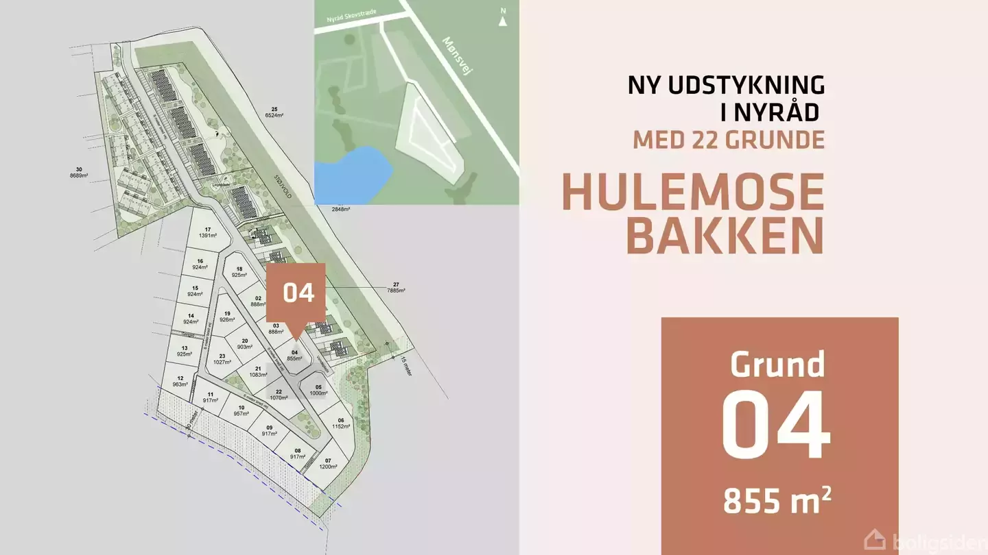 Helårsgrund på Hulemosebakken, Grund 4, 4760 Vordingborg