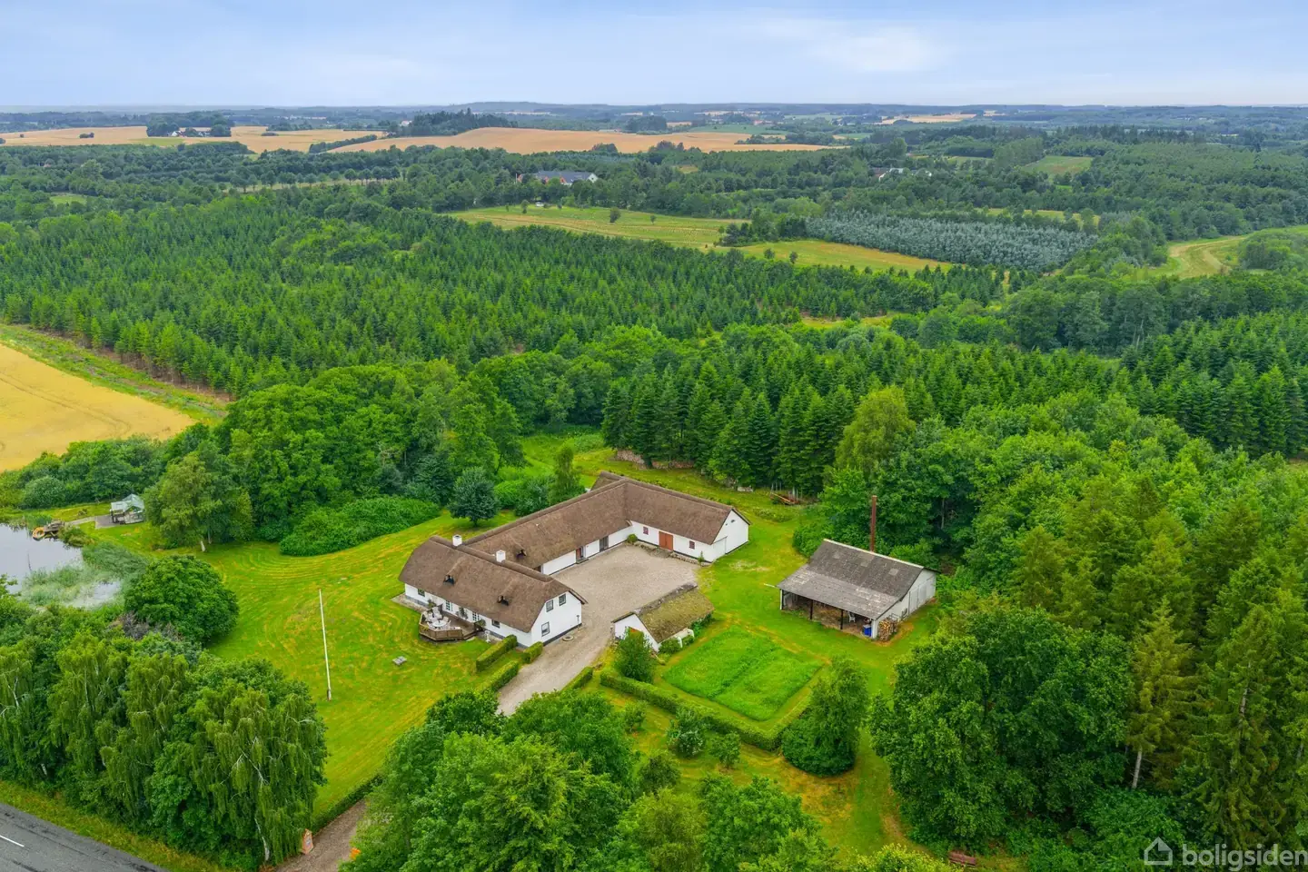 Naturskøn ejendom i Vive nær Hadsund.