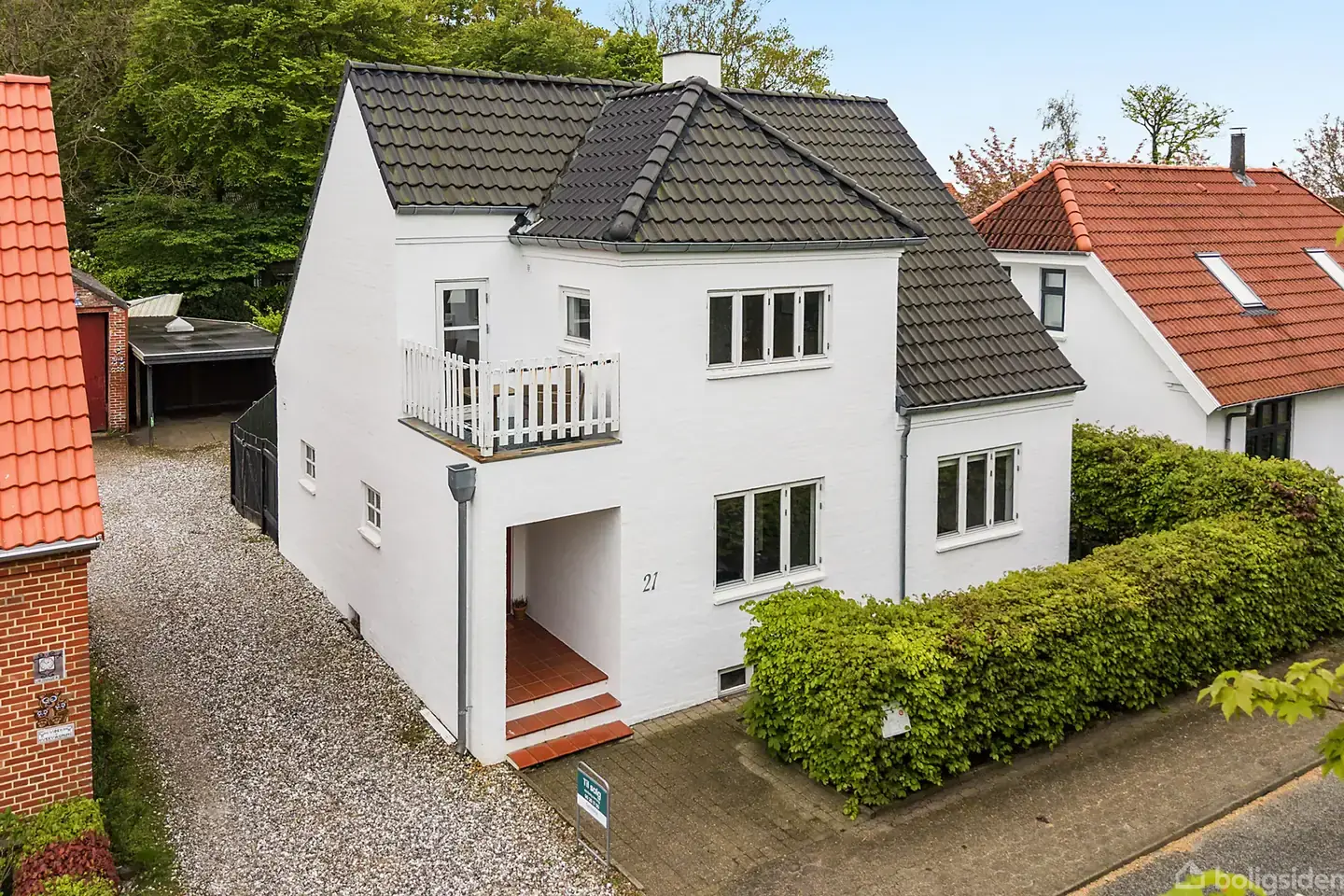 Familievenligt byhus i Kibæk med skøn have og sydvendt terrasse