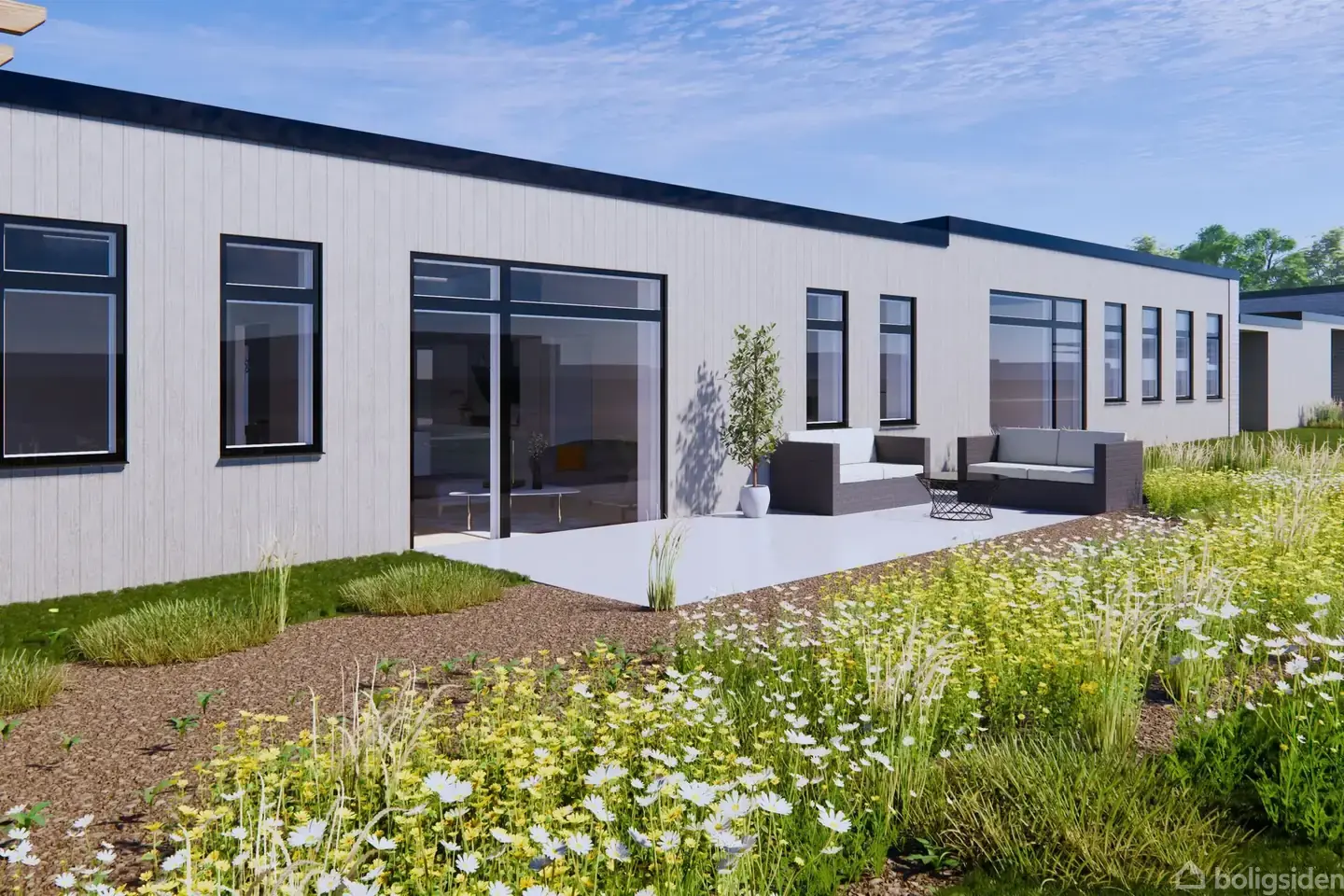Arkitekttegnet, attraktivt rækkehus - View 2