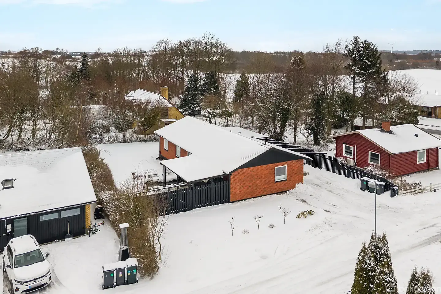 Moderne villa på lukket vænge nær Glamsbjerg