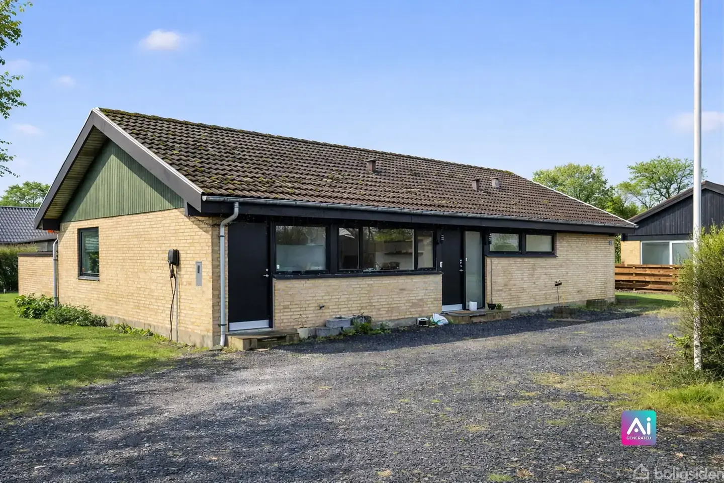 God beliggenhed tæt på hverdagens fornødenheder.