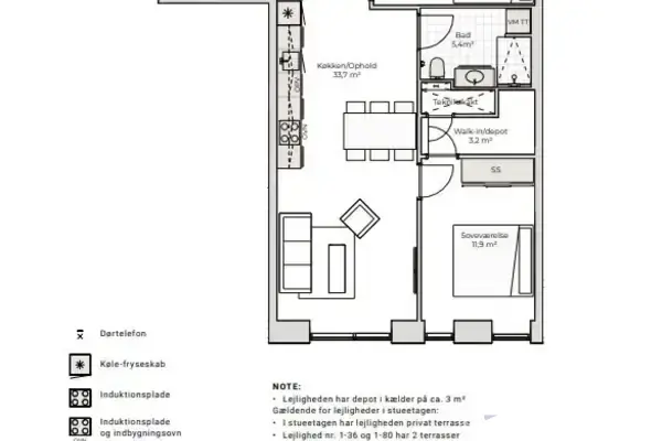 Ejerlejlighed på Stigsborg Bakke 11, 9400 Nørresundby