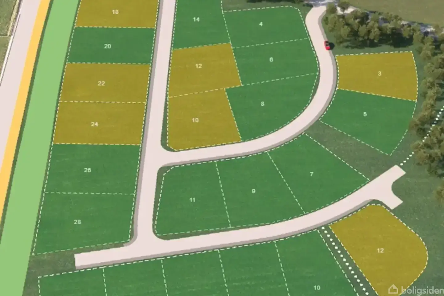 Helårsgrund på Else Marie Buhls Vej 9, 6000 Kolding