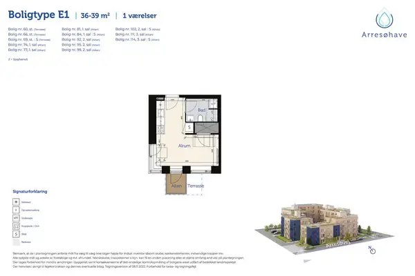 Ejerlejlighed på Arresøvej 10E, 1. 3., 8240 Risskov